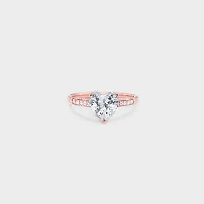 Heart Zircon 925 Sterling Silver Ring - Trendsi - Flyclothing LLC