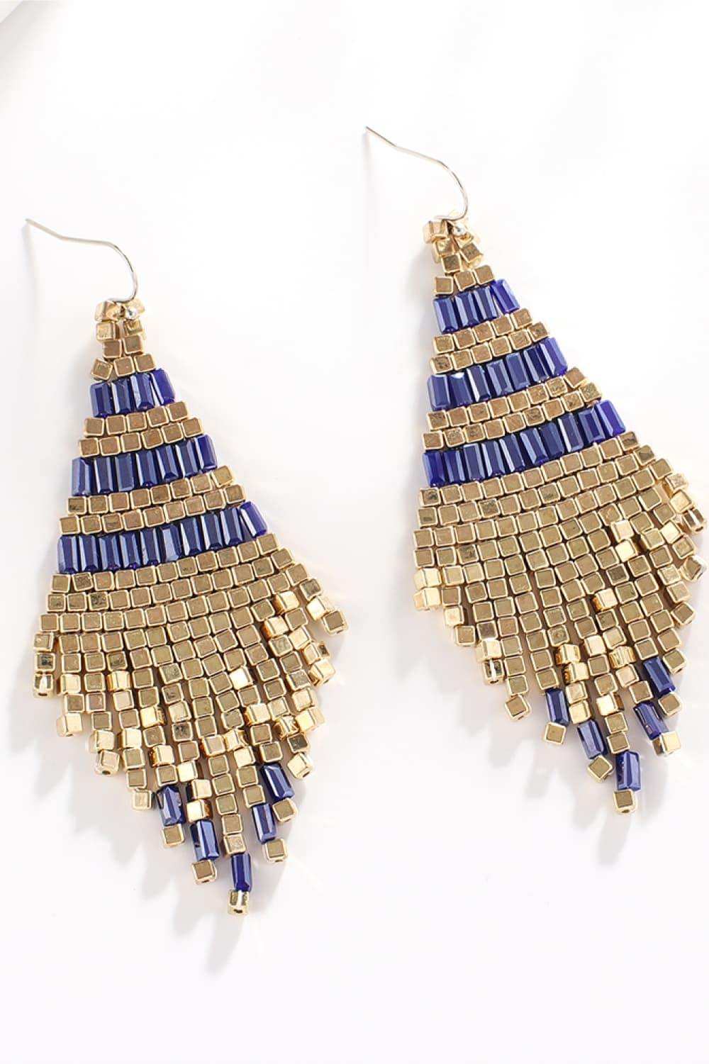 Beaded Dangle Earrings - Trendsi - Flyclothing LLC