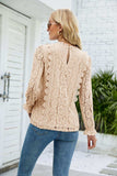 V-Neck Flounce Sleeve Lace Top - Trendsi - Flyclothing LLC