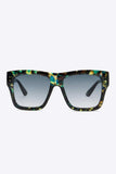 UV400 Patterned Polycarbonate Square Sunglasses - Trendsi - Flyclothing LLC