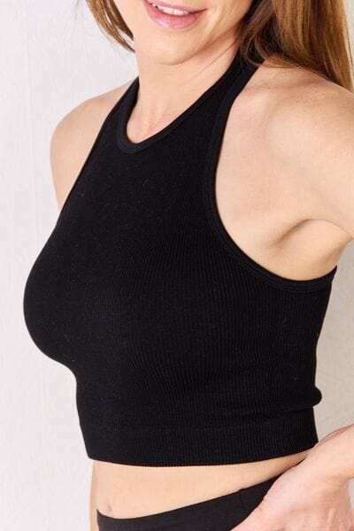Zenana Full Size Ribbed Racerback Tank - Trendsi - Flyclothing LLC