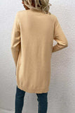Open Front Long Sleeve Cardigan with Pockets - Trendsi - Flyclothing LLC