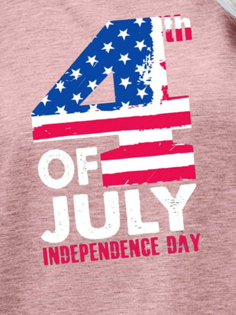 4th OF JULY INDEPENDENCE DAY Graphic Tee - Trendsi - Flyclothing LLC