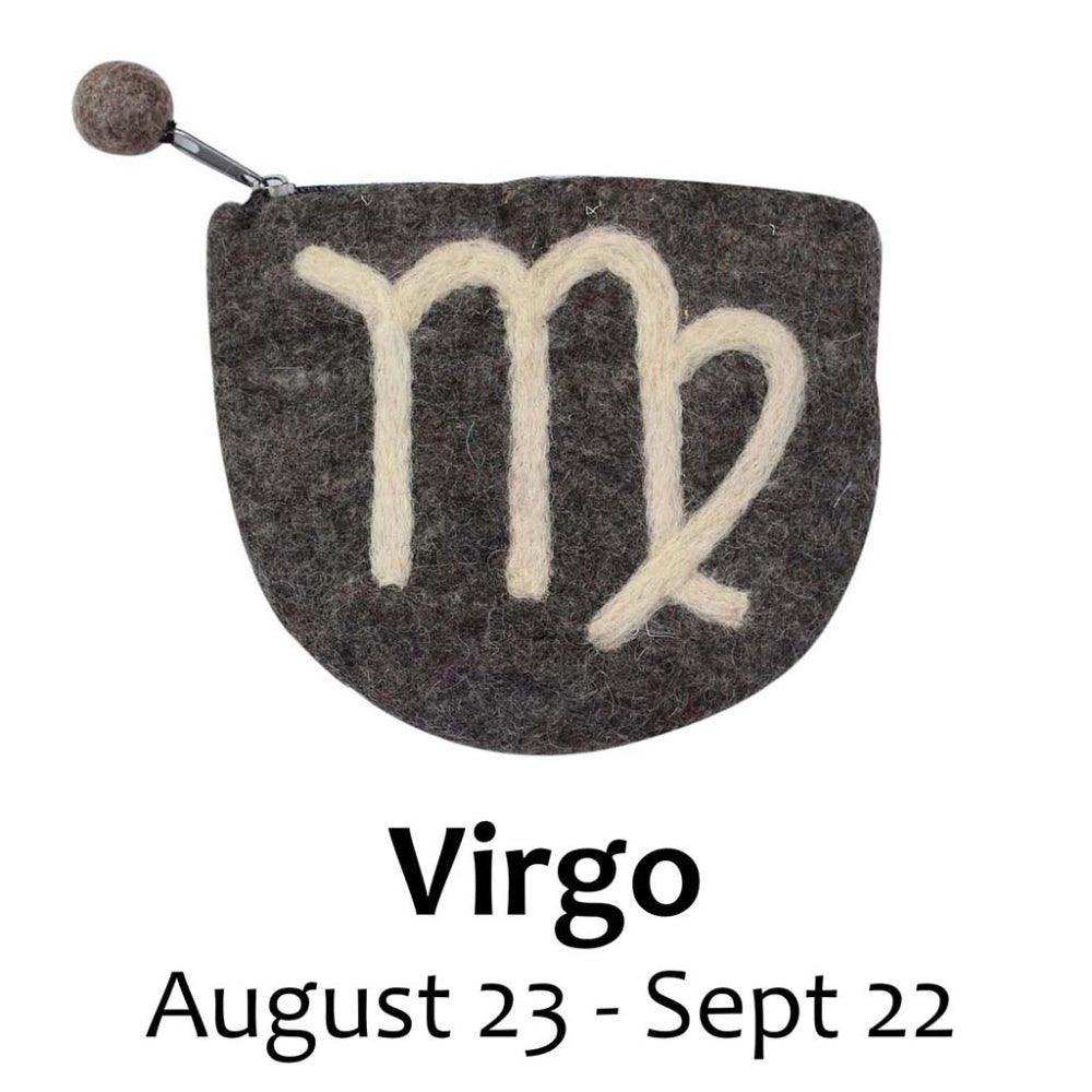 Felt Virgo Zodiac Coin Purse - Global Groove - Global Groove - Flyclothing LLC
