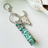 Rhinestone Bull Keychain - Trendsi - Flyclothing LLC
