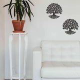 14 inch Tree of Life Dragonfly Metal Wall Art - Croix des Bouquets - Croix des Bouquets - Flyclothing LLC