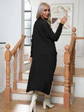 Cable-Knit Open Front Cardigan with Pockets - Trendsi - Flyclothing LLC