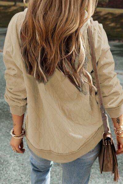 Drawstring Kangaroo Pocket Dropped Shoulder Hoodie - Trendsi - Flyclothing LLC