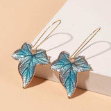 Alloy Leaf Drop Earrings - Trendsi - Flyclothing LLC