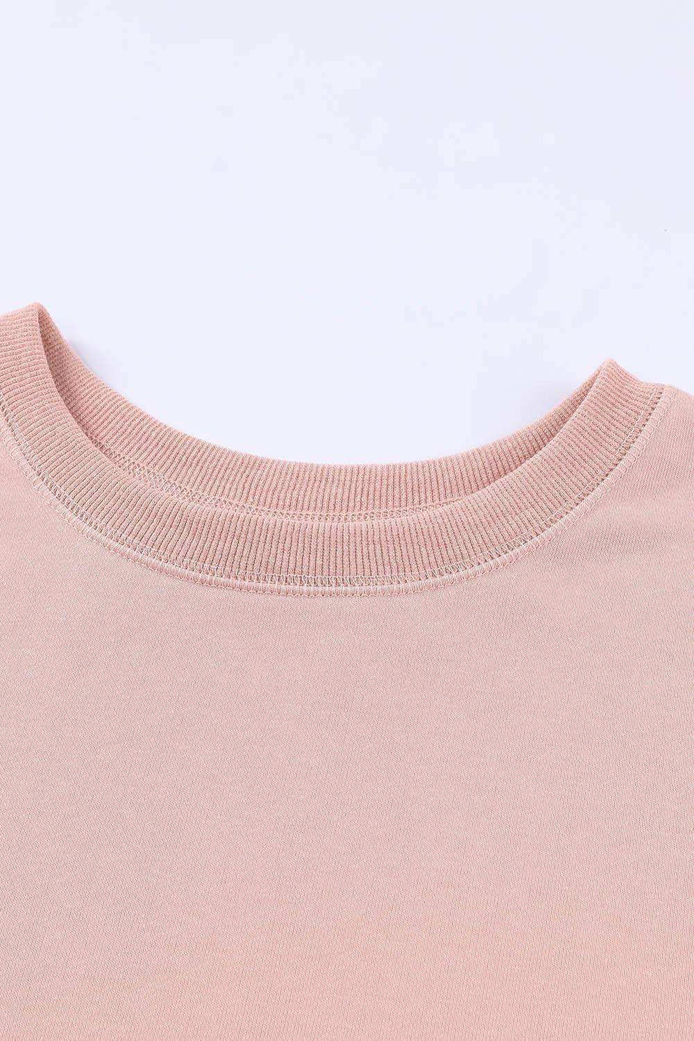 Side Slit Drop Shoulder Sweatshirt - Trendsi - Flyclothing LLC