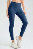 High Waist Skinny Active Pants - Trendsi - Flyclothing LLC
