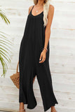 Spaghetti Strap Scoop Neck Jumpsuit - Trendsi - Flyclothing LLC