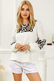 Printed Round Neck Long Sleeve Blouse - Trendsi - Flyclothing LLC