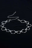 Alloy Chain Circle Shape Belt - Trendsi - Flyclothing LLC