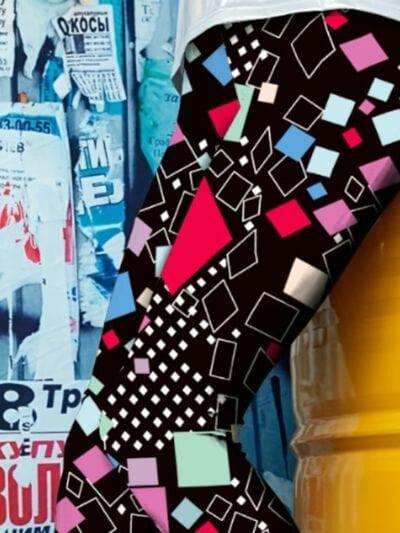 Printed High Waist Skinny Leggings - Trendsi - Flyclothing LLC