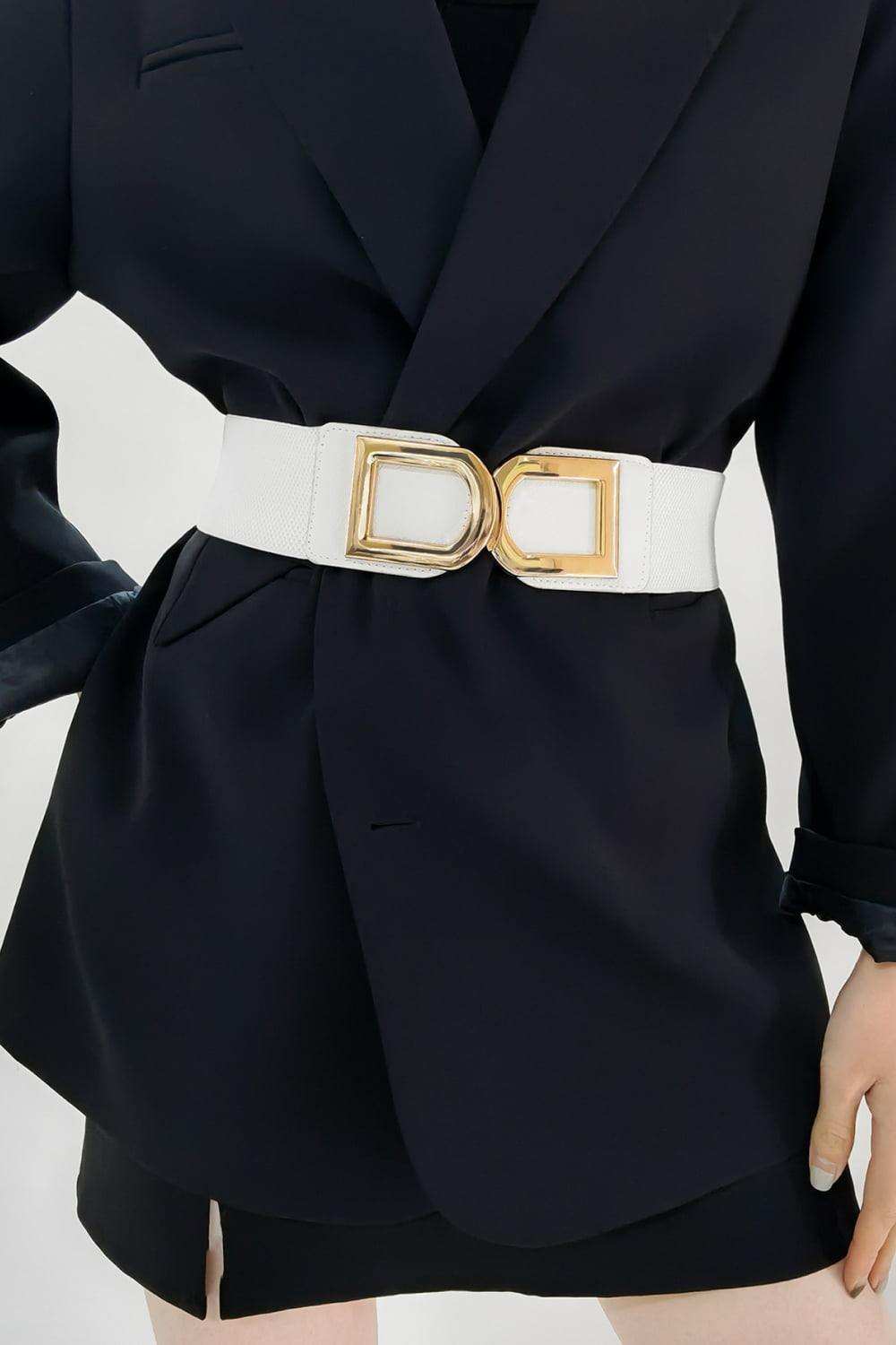 Double D Buckle PU Belt - Trendsi - Flyclothing LLC