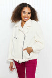 Davi & Dani Come a Little Closer Full Size Faux Fur Jacket - Trendsi - Flyclothing LLC