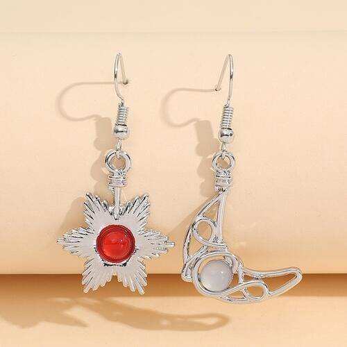 Beaded Alloy Earrings - Trendsi - Flyclothing LLC