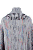 Fringe Detail Printed Poncho - Trendsi - Flyclothing LLC