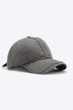 Distressed Adjustable Baseball Cap - Trendsi - Flyclothing LLC