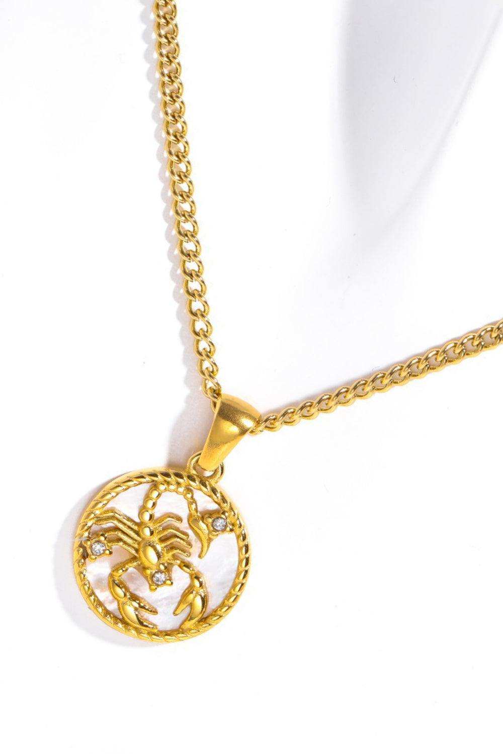 Constellation Pendant Stainless Steel Necklace - Trendsi - Flyclothing LLC