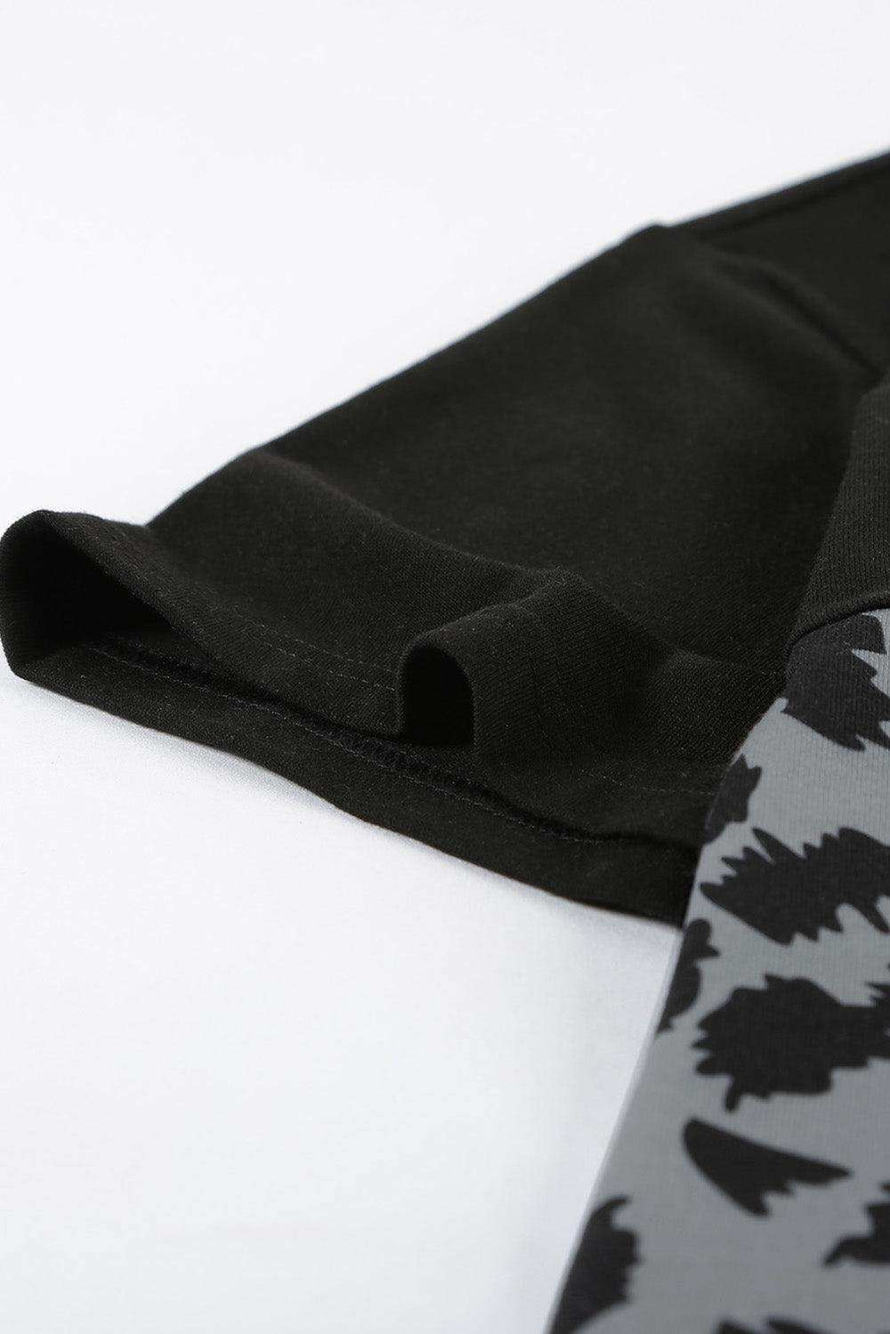 Leopard Print Color Block Short Sleeve T-Shirt - Trendsi - Flyclothing LLC