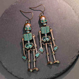 Skeleton Alloy Earrings - Trendsi - Flyclothing LLC