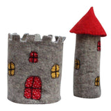 Large Felt Castle with Red Roof - Global Groove - Global Groove - Flyclothing LLC