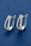 Moissanite 925 Sterling Silver Earrings - Trendsi - Flyclothing LLC