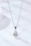 2 Carat 6-Prong Moissanite Pendant Necklace - Trendsi - Flyclothing LLC