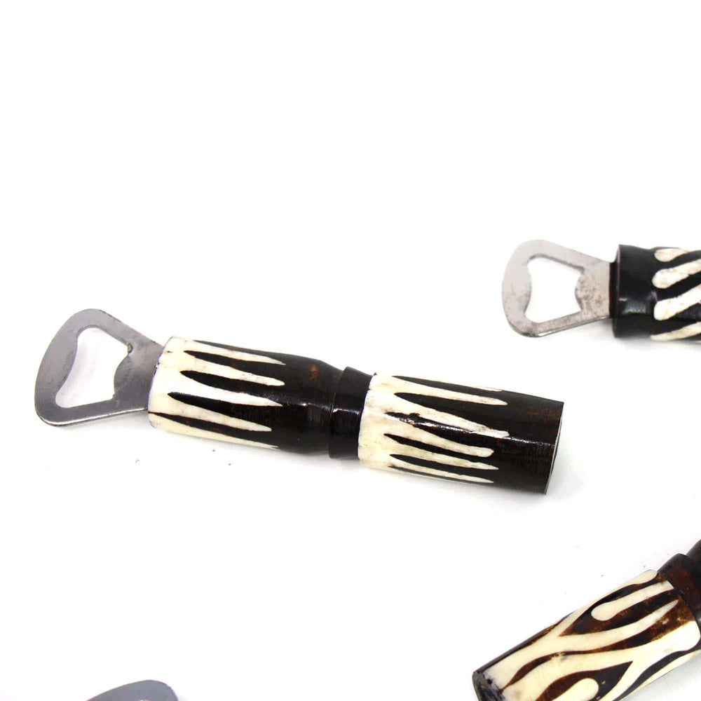 African Batik Bone Bottle Opener, Mixed Designs - Jedando - Flyclothing LLC