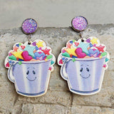 Wooden Dangle Earrings - Trendsi - Flyclothing LLC