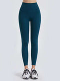 Wide Waistband Sports Leggings - Trendsi - Flyclothing LLC