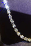 10 Carat Moissanite Platinum-Plated Bracelet - Trendsi - Flyclothing LLC