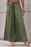 Drawstring Waist Wide Leg Pants - Trendsi - Flyclothing LLC
