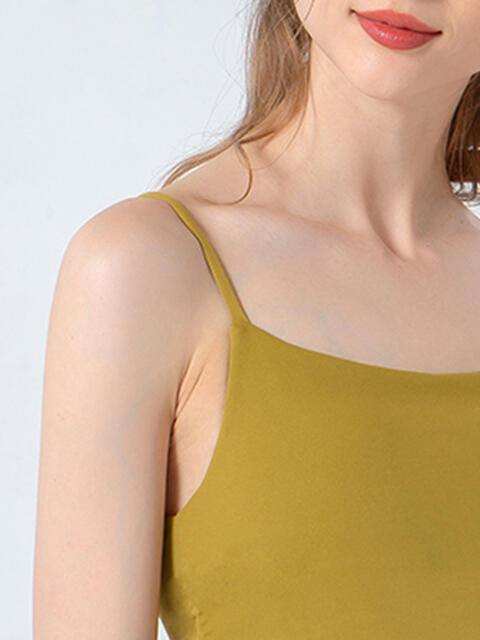 Ruched Sports Cami - Trendsi - Flyclothing LLC