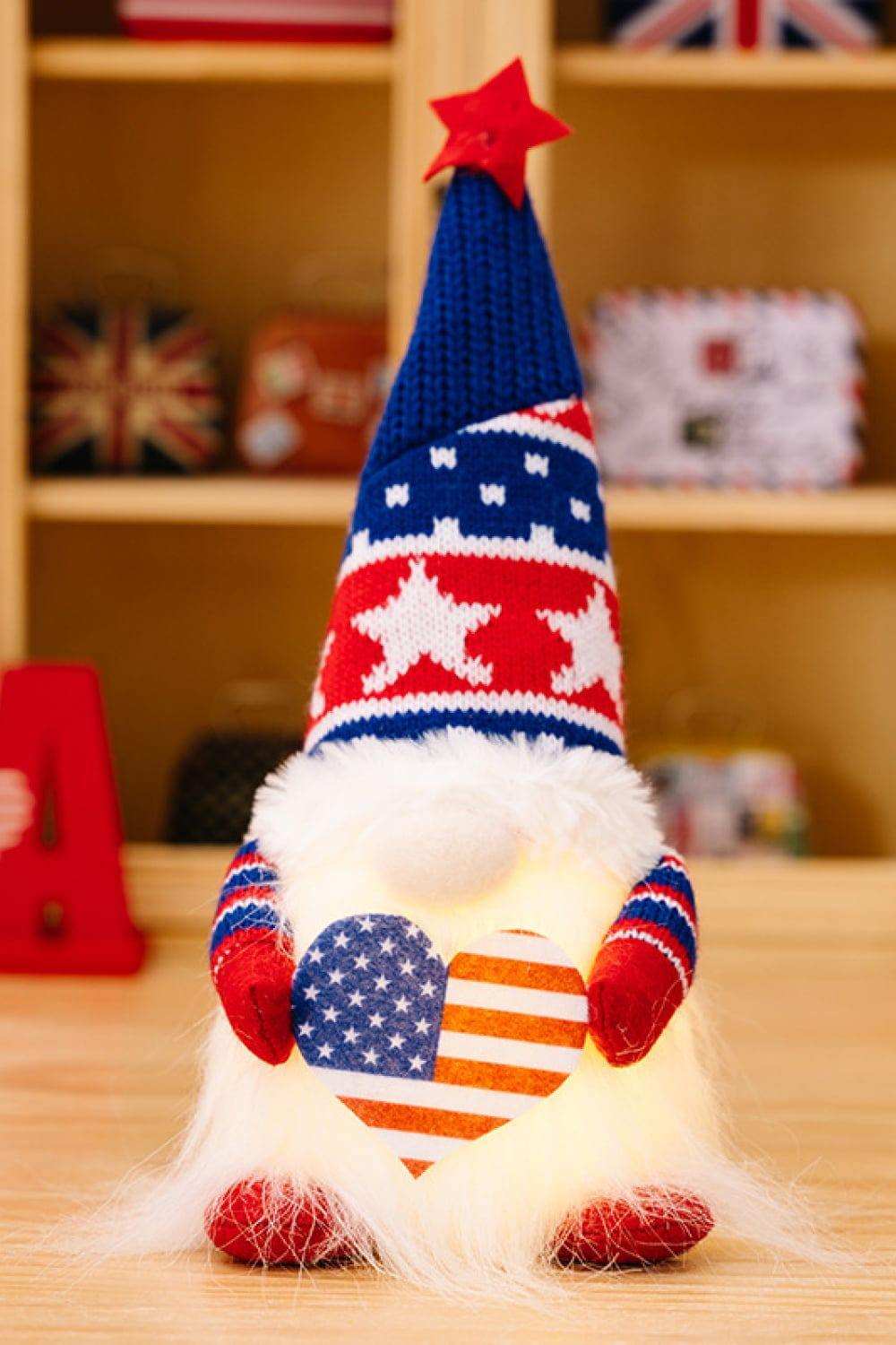 2-Piece Independence Day Knit Decor Gnomes - Trendsi - Flyclothing LLC