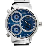Curtis & Co Big Time World 57mm 4 Time Zone Blue Dial Watch - Curtis and Co Watches - Flyclothing LLC