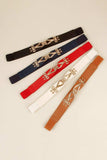 Alloy Buckle Elastic Belt - Trendsi - Flyclothing LLC