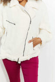Davi & Dani Come a Little Closer Full Size Faux Fur Jacket - Trendsi - Flyclothing LLC