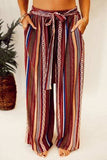 Printed Tied Wide Leg Pants - Trendsi - Flyclothing LLC