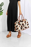 Animal Print Plush Weekender Bag - Trendsi - Flyclothing LLC