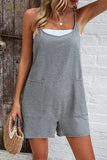 Spaghetti Strap Romper with Pockets - Trendsi - Flyclothing LLC