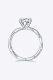 1 Carat Moissanite 925 Sterling Silver Ring - Trendsi - Flyclothing LLC