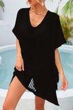 Fringe Trim Openwork Cover Up - Trendsi - Flyclothing LLC