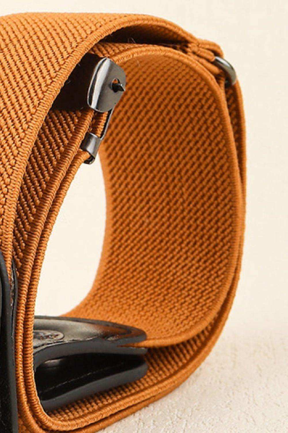 PU Elastic Snap Closure Belt - Trendsi - Flyclothing LLC