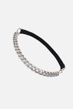 Half Alloy Chain Elastic Belt - Trendsi - Flyclothing LLC