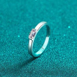 Moissanite 925 Sterling Silver Ring - Trendsi - Flyclothing LLC