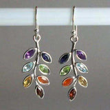 Leaf Shape Alloy Earrings - Trendsi - Flyclothing LLC