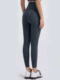 Wide Waistband Sports Leggings - Trendsi - Flyclothing LLC
